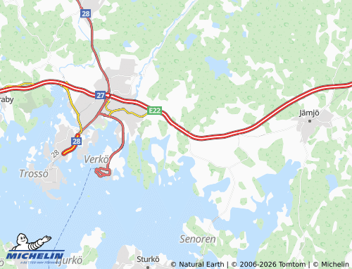 MICHELIN-Landkarte Öljersjö - ViaMichelin