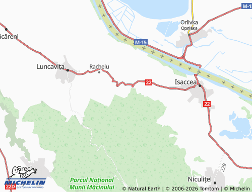 MICHELIN Tichilești map - ViaMichelin