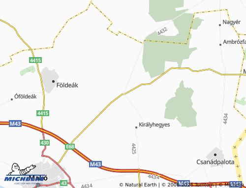 MICHELIN Rákos map - ViaMichelin