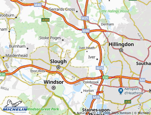 MICHELIN George Green map - ViaMichelin