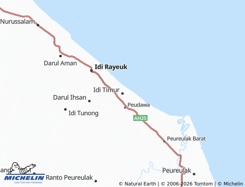 Kaart MICHELIN Idi Timur - ViaMichelin