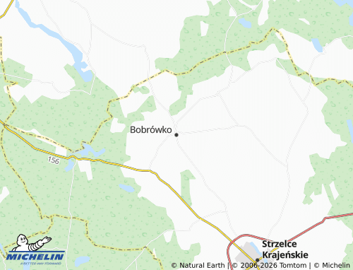 MICHELIN-Landkarte Bobrówko - ViaMichelin