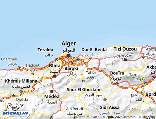 Mappa MICHELIN Dar al-Bayda' - ViaMichelin