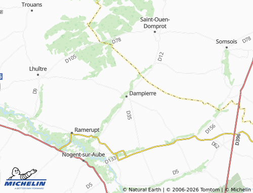 Mapa MICHELIN Dampierre - ViaMichelin