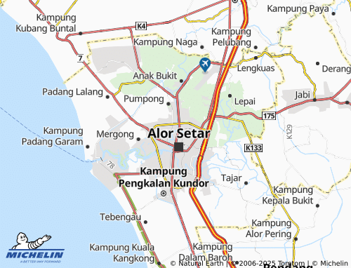 Mappa MICHELIN Kampung Lubuk Peringgi - ViaMichelin