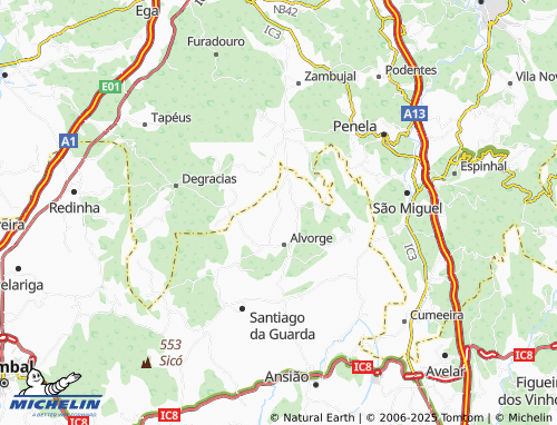 Mappa MICHELIN Costas do Adro - ViaMichelin