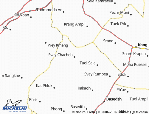 MICHELIN Svay Chacheb map - ViaMichelin
