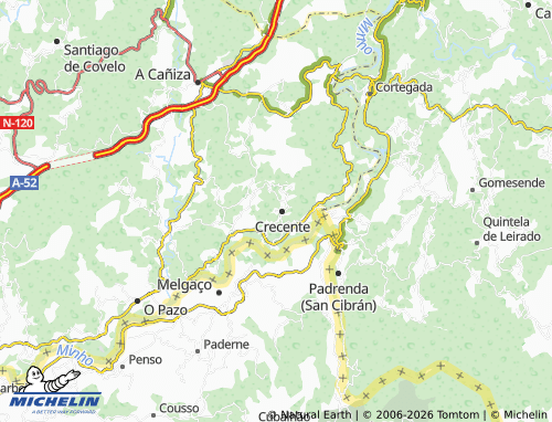MICHELIN Fernández map - ViaMichelin
