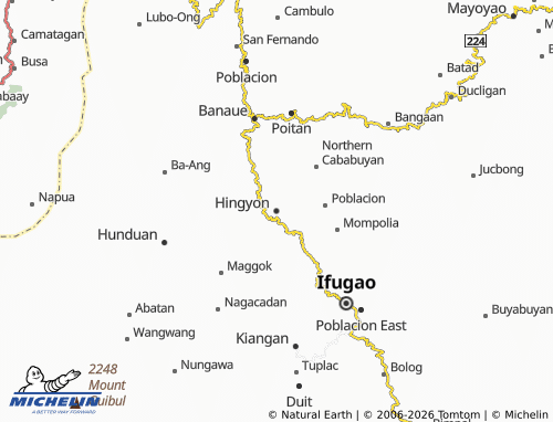 Mappa MICHELIN Hingyon - ViaMichelin