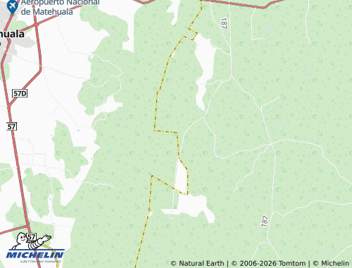 Mappa MICHELIN Puerto de Dolores 1 - ViaMichelin