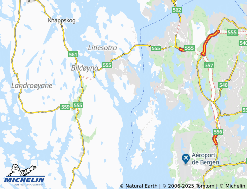 MICHELIN Ebbesvika map - ViaMichelin