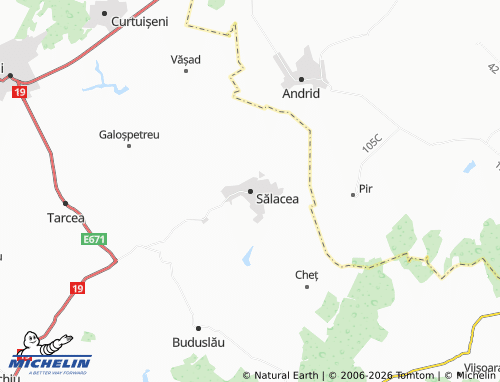 Carte MICHELIN Sălacea - ViaMichelin