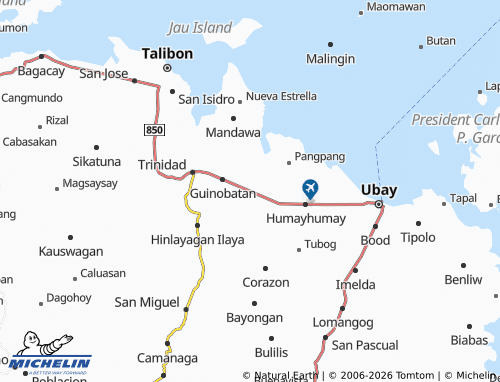 MICHELIN Tagum Sur map - ViaMichelin