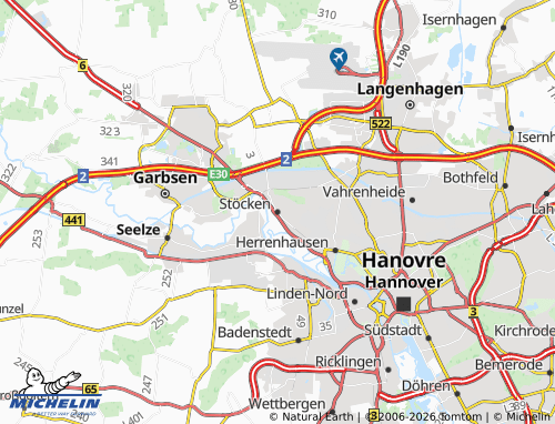 MICHELIN Stöcken map - ViaMichelin