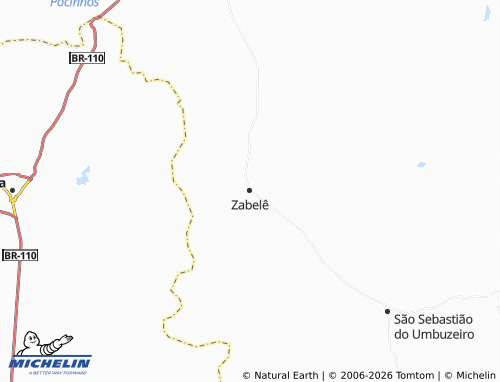 Carte MICHELIN Zabelê - ViaMichelin