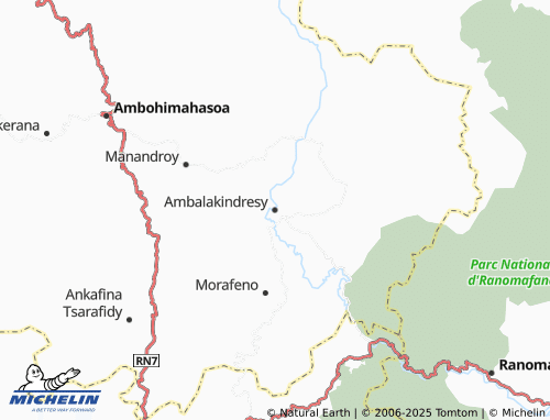 MICHELIN-Landkarte Ambalakindresy - ViaMichelin