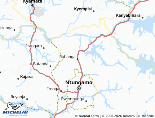 Mappa MICHELIN Ruhanga - ViaMichelin