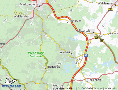 Mappa MICHELIN Fuchsmühl - ViaMichelin