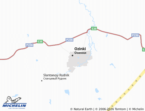 Kaart MICHELIN Ozinki - ViaMichelin