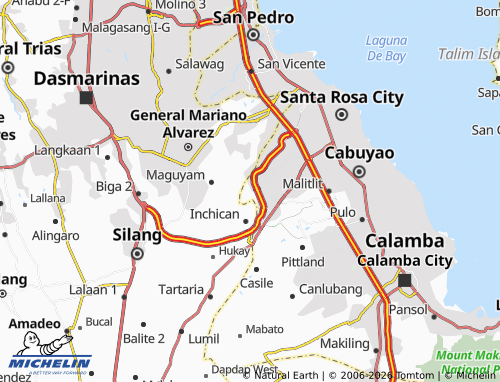 MICHELIN Biñan map - ViaMichelin