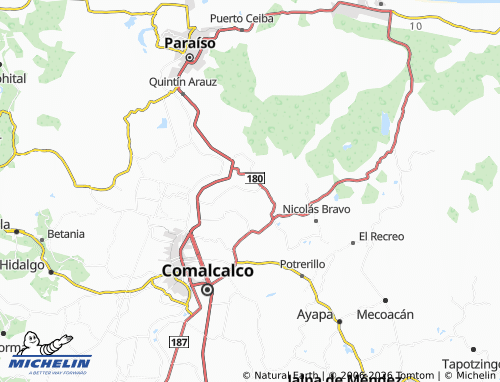 Mappa MICHELIN San Fernando, Pueblo Nuevo - ViaMichelin