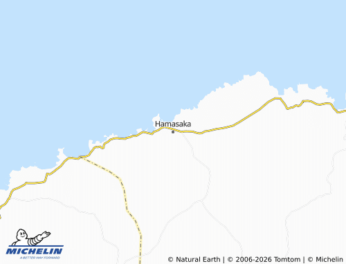 MICHELIN Hamasaka map - ViaMichelin