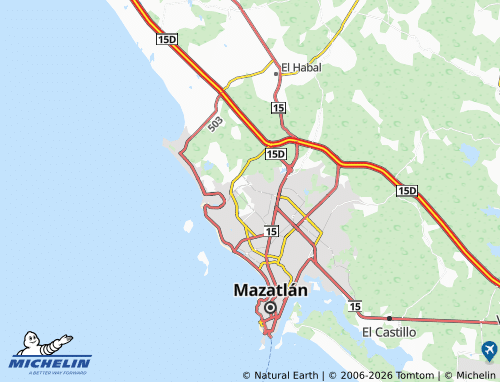 Mapa MICHELIN Real Pacífico - ViaMichelin