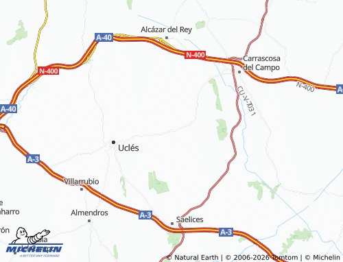 Mapa MICHELIN Rozalén del Monte - ViaMichelin