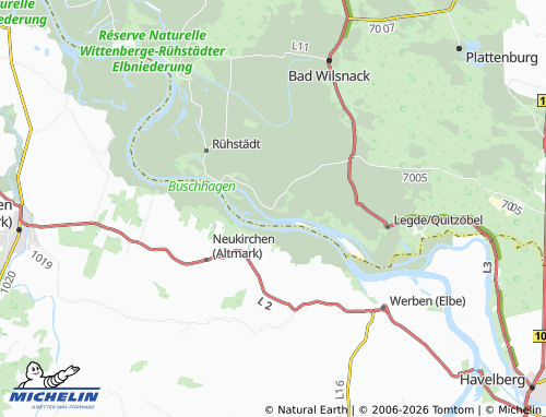 MICHELIN Abbendorf map - ViaMichelin