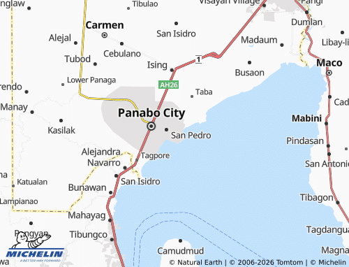 MICHELIN Cagangohan map - ViaMichelin
