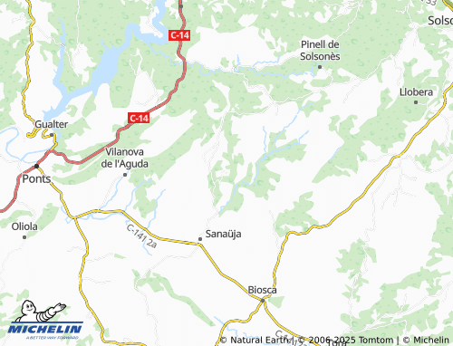 MICHELIN-Landkarte Mas Torralta - ViaMichelin
