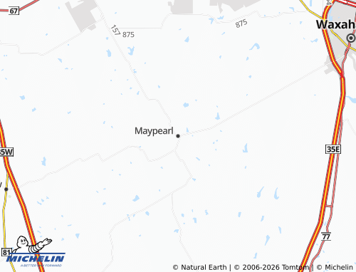 Mapa MICHELIN Maypearl - ViaMichelin