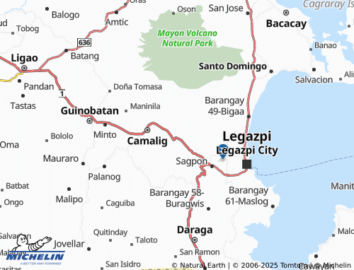 MICHELIN Salvacion map - ViaMichelin