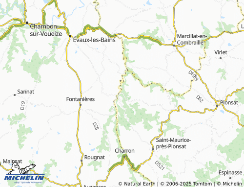 MICHELIN Château-sur-Cher map - ViaMichelin