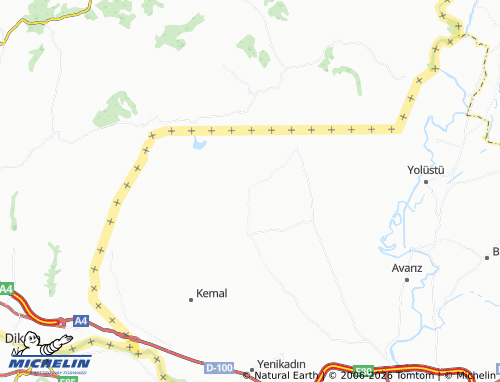 Mappa MICHELIN Uzgaç - ViaMichelin