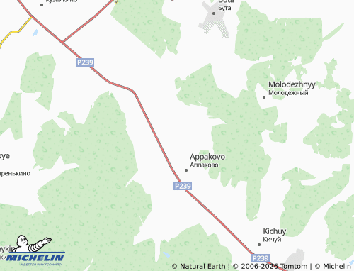 MICHELIN-Landkarte Il'ten'-Buta - ViaMichelin
