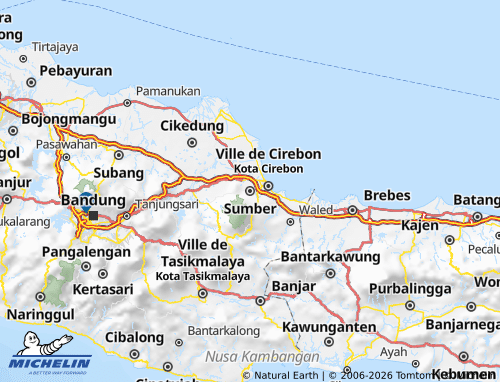 Carte MICHELIN Cirebon - ViaMichelin