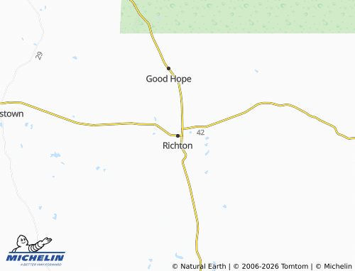 Mapa MICHELIN Richton - ViaMichelin