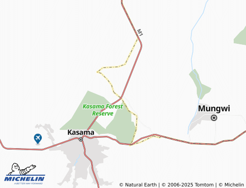 MICHELIN Henery Kapata map - ViaMichelin