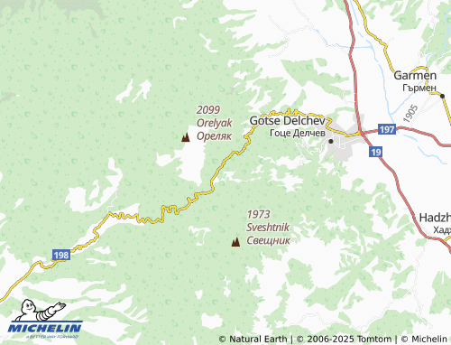 MICHELIN Popovi livadi map - ViaMichelin