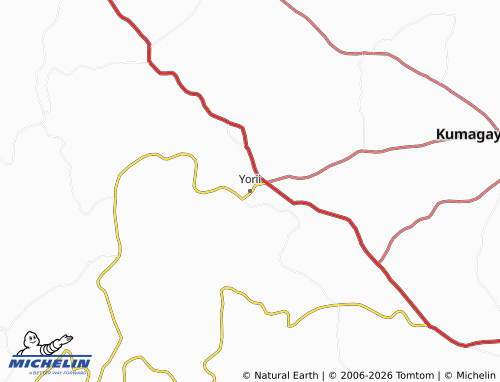 Mappa MICHELIN Yorii - ViaMichelin