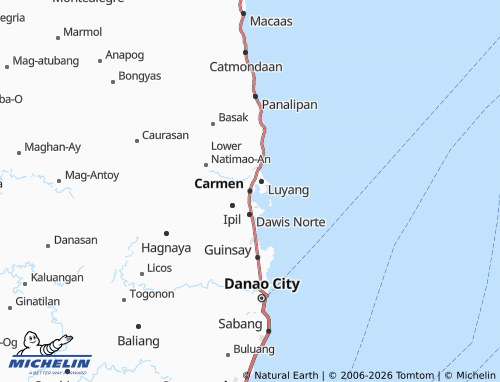 Mappa MICHELIN Carmen - ViaMichelin