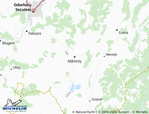 Mappa MICHELIN Mărtiniș - ViaMichelin