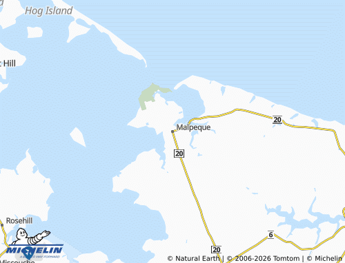 Kaart MICHELIN Malpeque - ViaMichelin