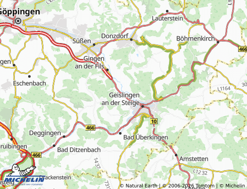 Mapa MICHELIN Kuchen - ViaMichelin