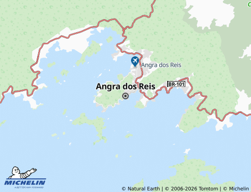 Mapa MICHELIN Angra dos Reis - ViaMichelin