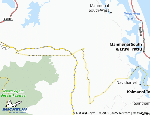 MICHELIN Piyangala map - ViaMichelin
