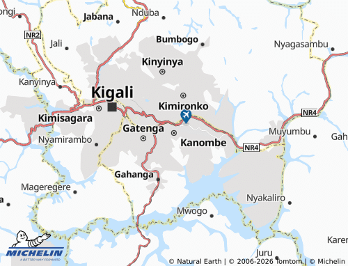 Mappa MICHELIN Kanombe - ViaMichelin