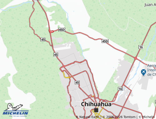 Mapa MICHELIN Progreso Nacional - ViaMichelin