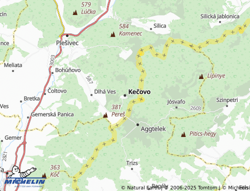 MICHELIN-Landkarte Kečovo - ViaMichelin